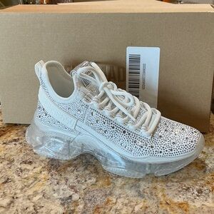 Steve Madden Maxima-R Stylish White Women's Sneakers